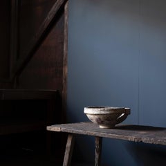 French “Papier-Mache” Bowl, Floral Painted, Mid-19th Century