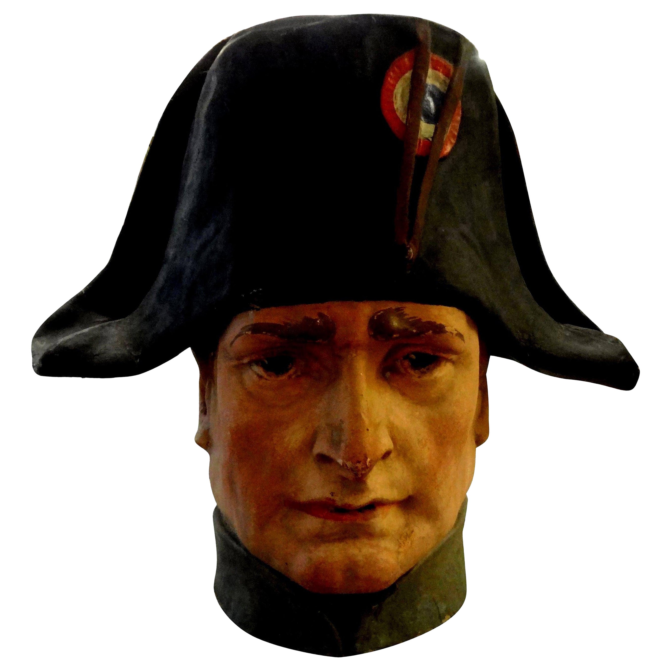 French Papier Mâché Bust of Napoleon Bonaparte