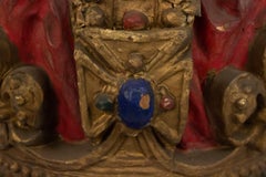 French Papier Mache Crown Plaque