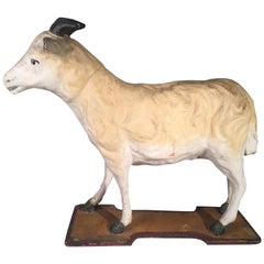 French Papier Mâché Goat, 19th Century
