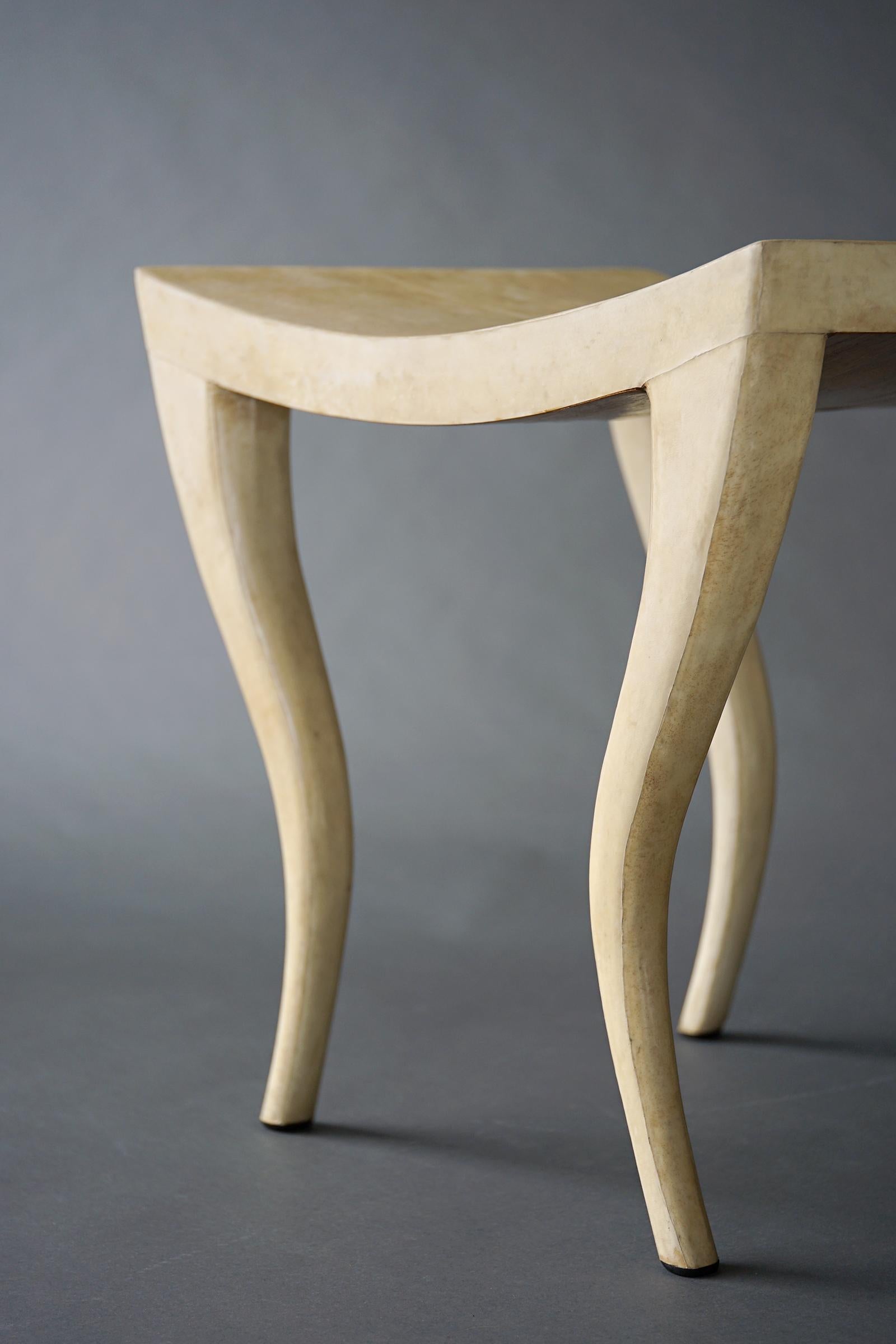 French Parchment Stool by R & Y Augousti 6