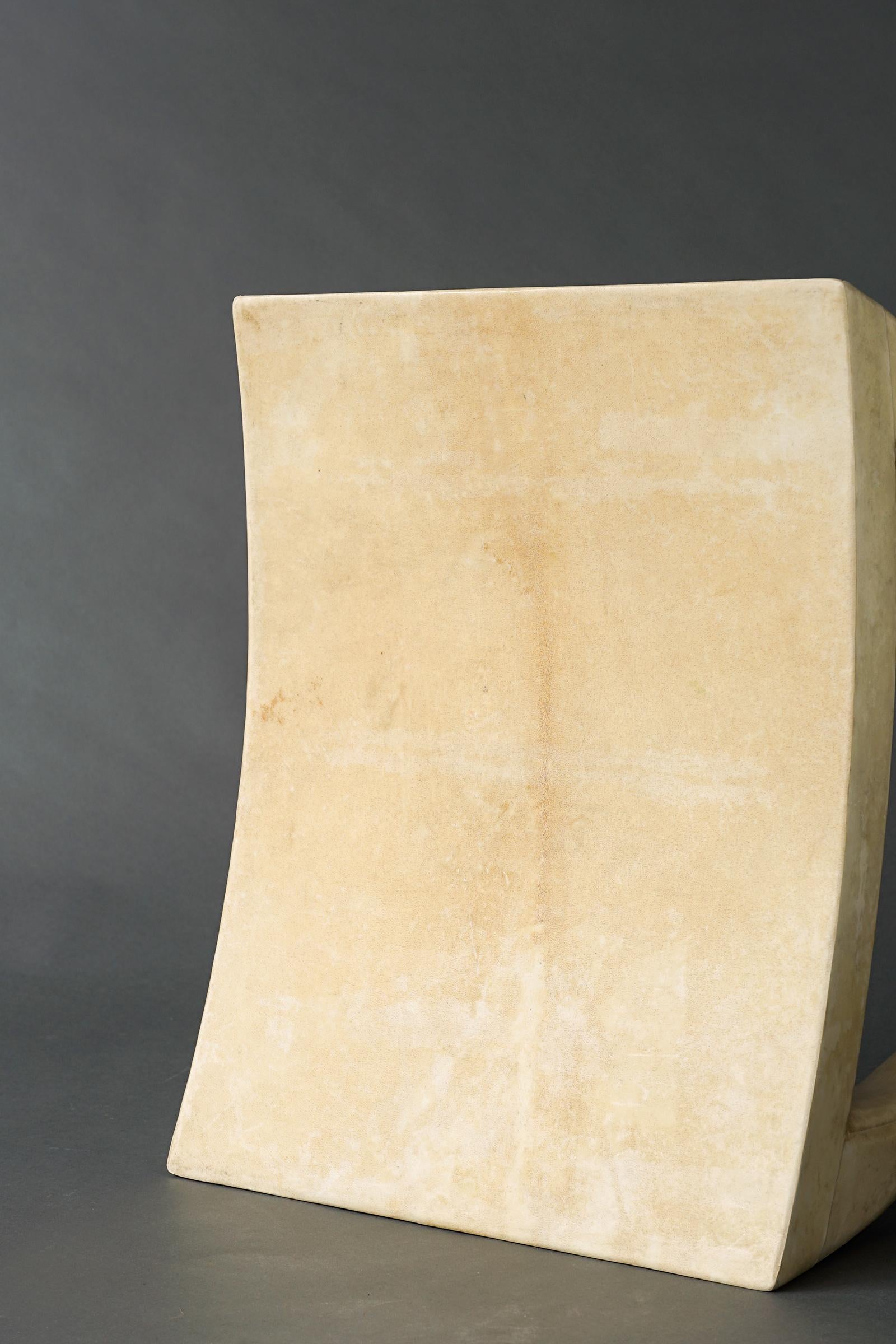 French Parchment Stool by R & Y Augousti 7