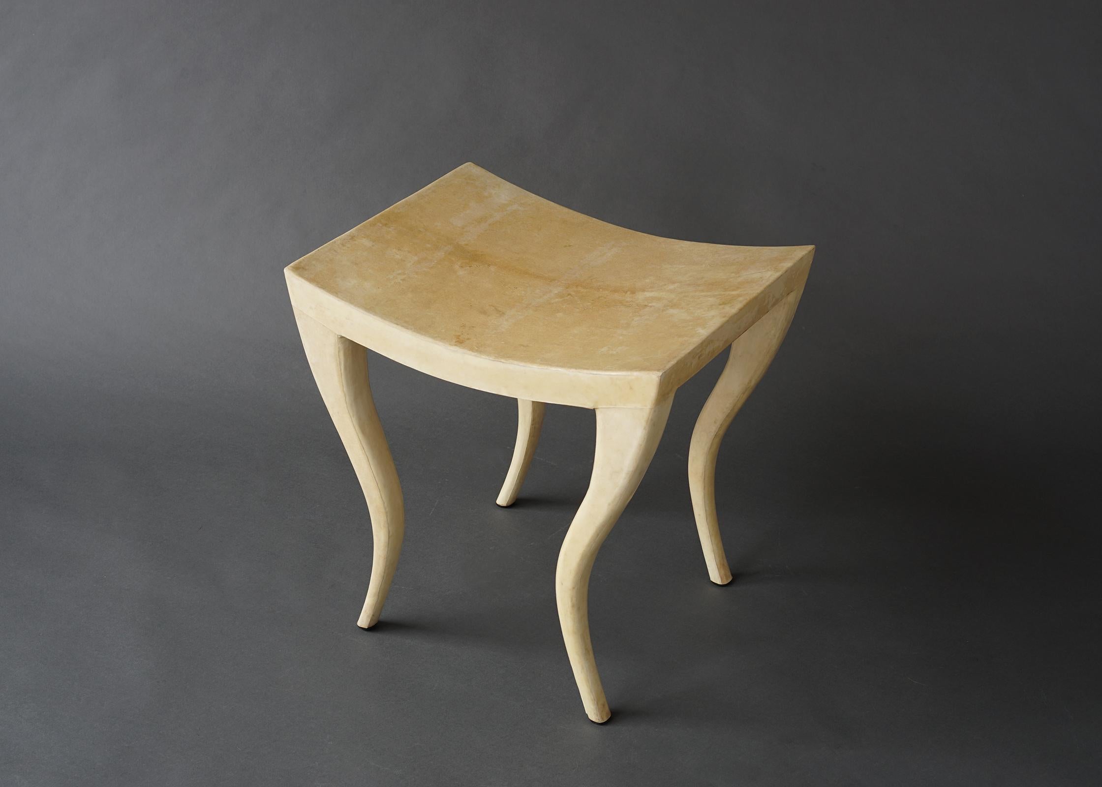French Parchment Stool by R & Y Augousti 8