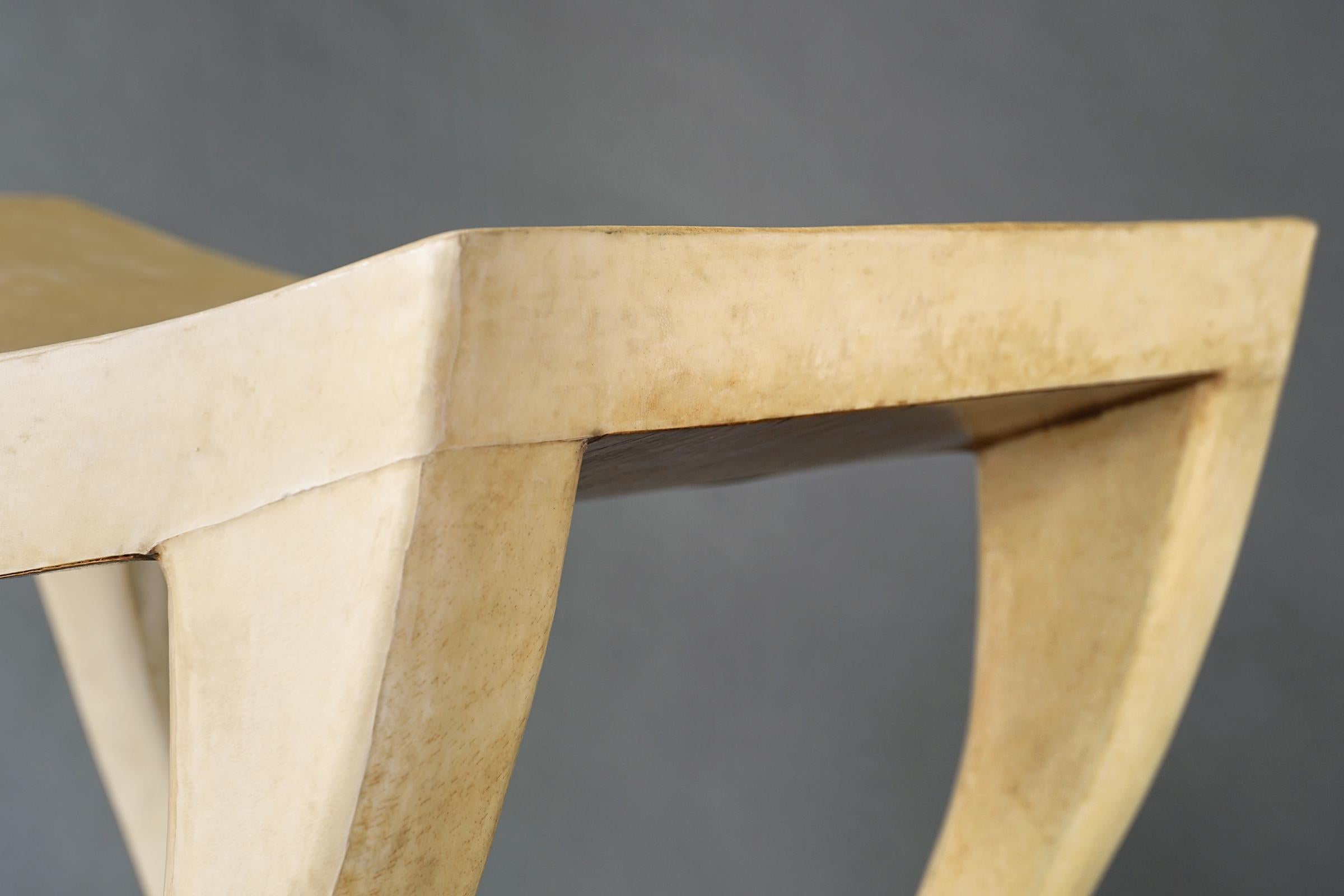 French Parchment Stool by R & Y Augousti 2