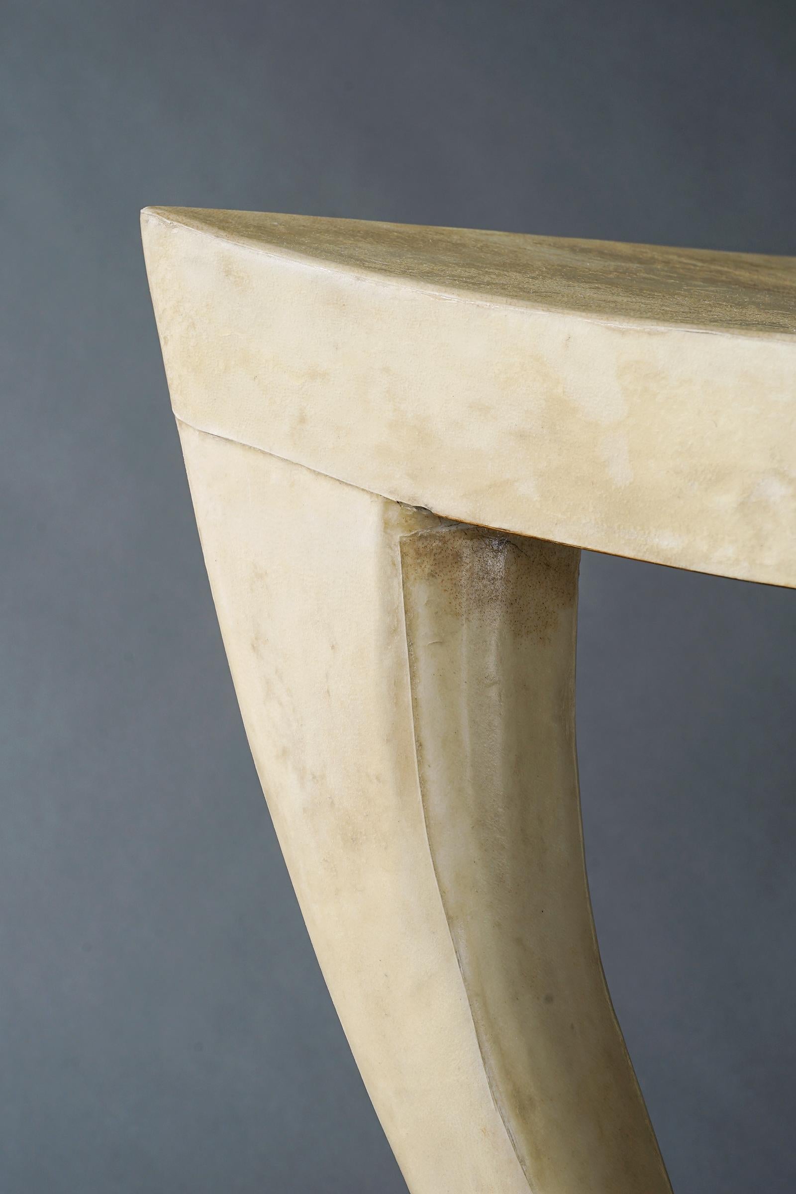 French Parchment Stool by R & Y Augousti 3
