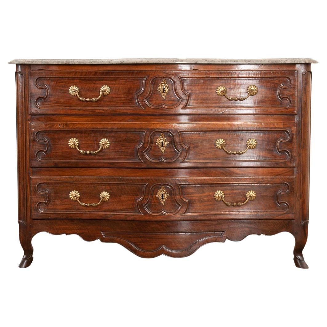 French Parisian 18th Century Rosewood Commode For Sale