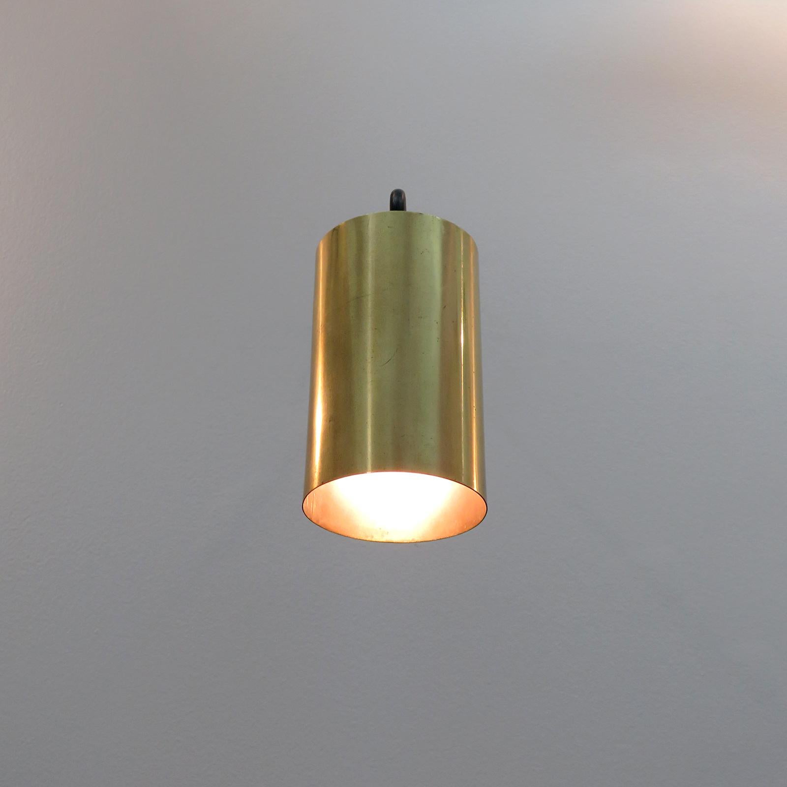 Lampada da parete/soffitto francese Parscot in ottone, 1970 in vendita 2