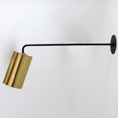 Lámpara de pared/techo francesa Parscot en latón, 1970