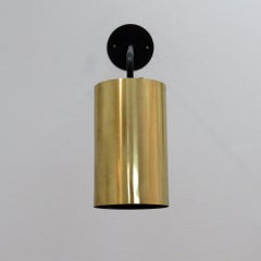 Französische Parscot-Wand-/Deckenleuchte aus Messing, 1970