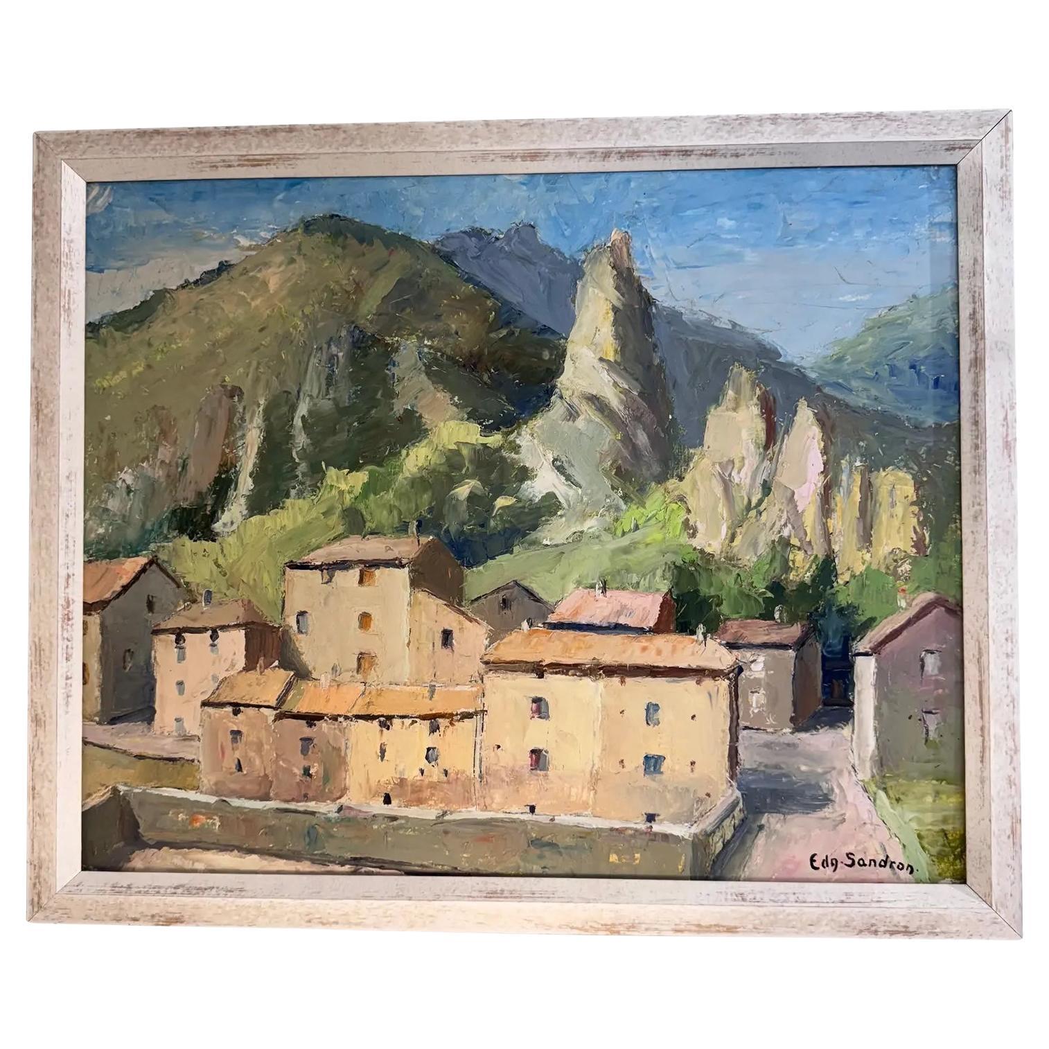 Französische Pastellmalerei im Angebot