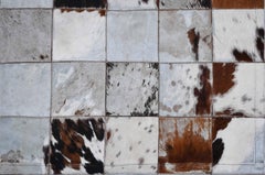 French patchwork rug by Animal fur – 178 × 119 cm - No. 1621