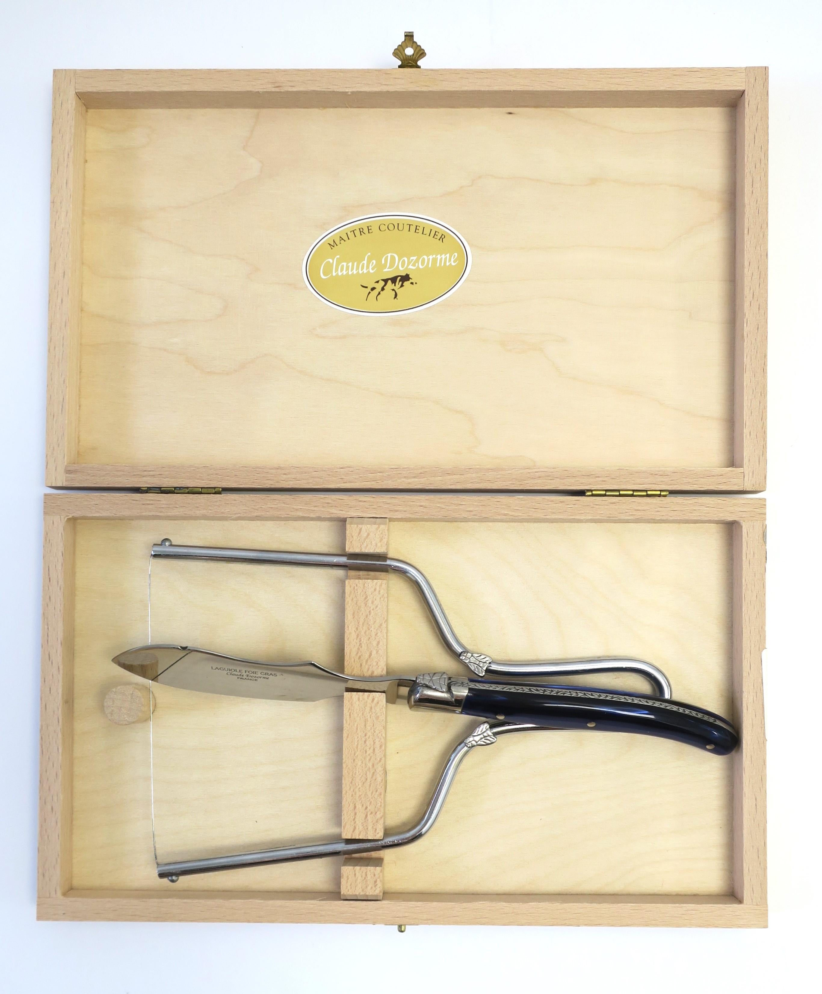 French Pate Cutlery and Serving Set, Set of 2 In Excellent Condition For Sale In New York, NY