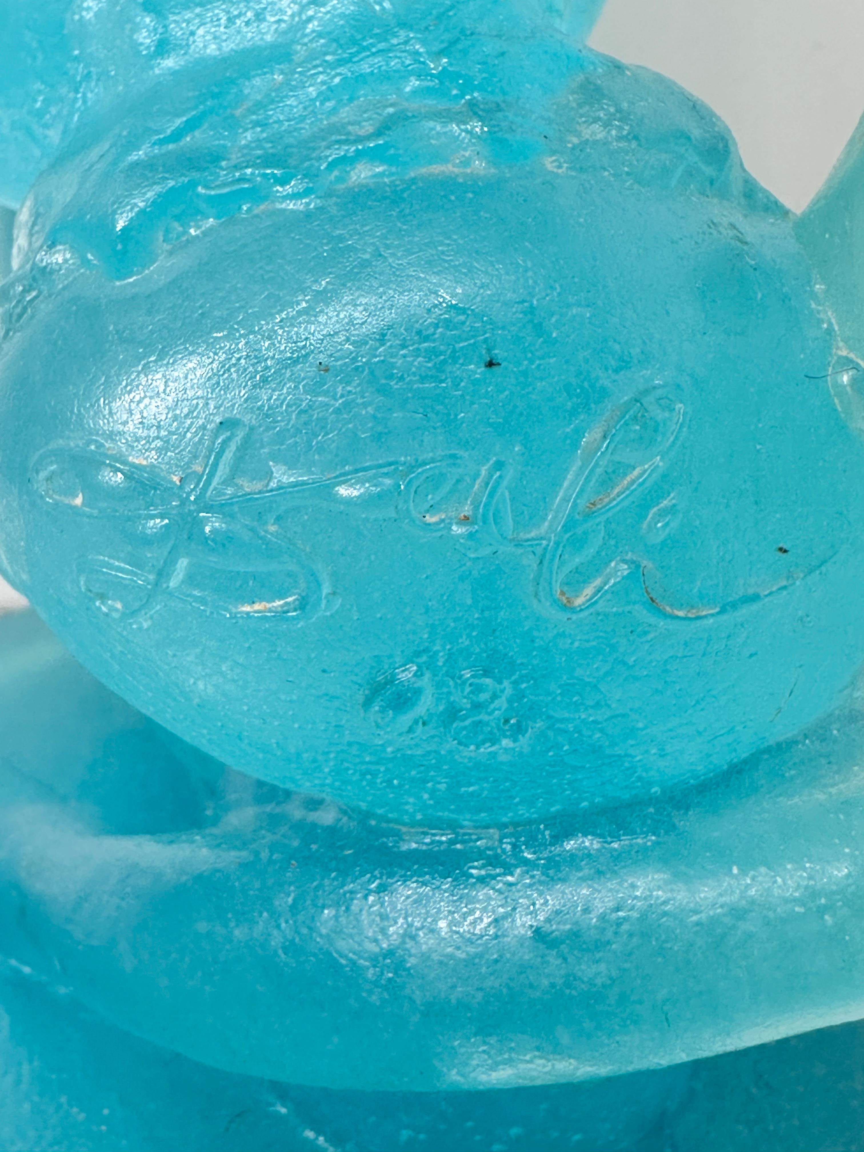 French Pate De Verre Sculpture 