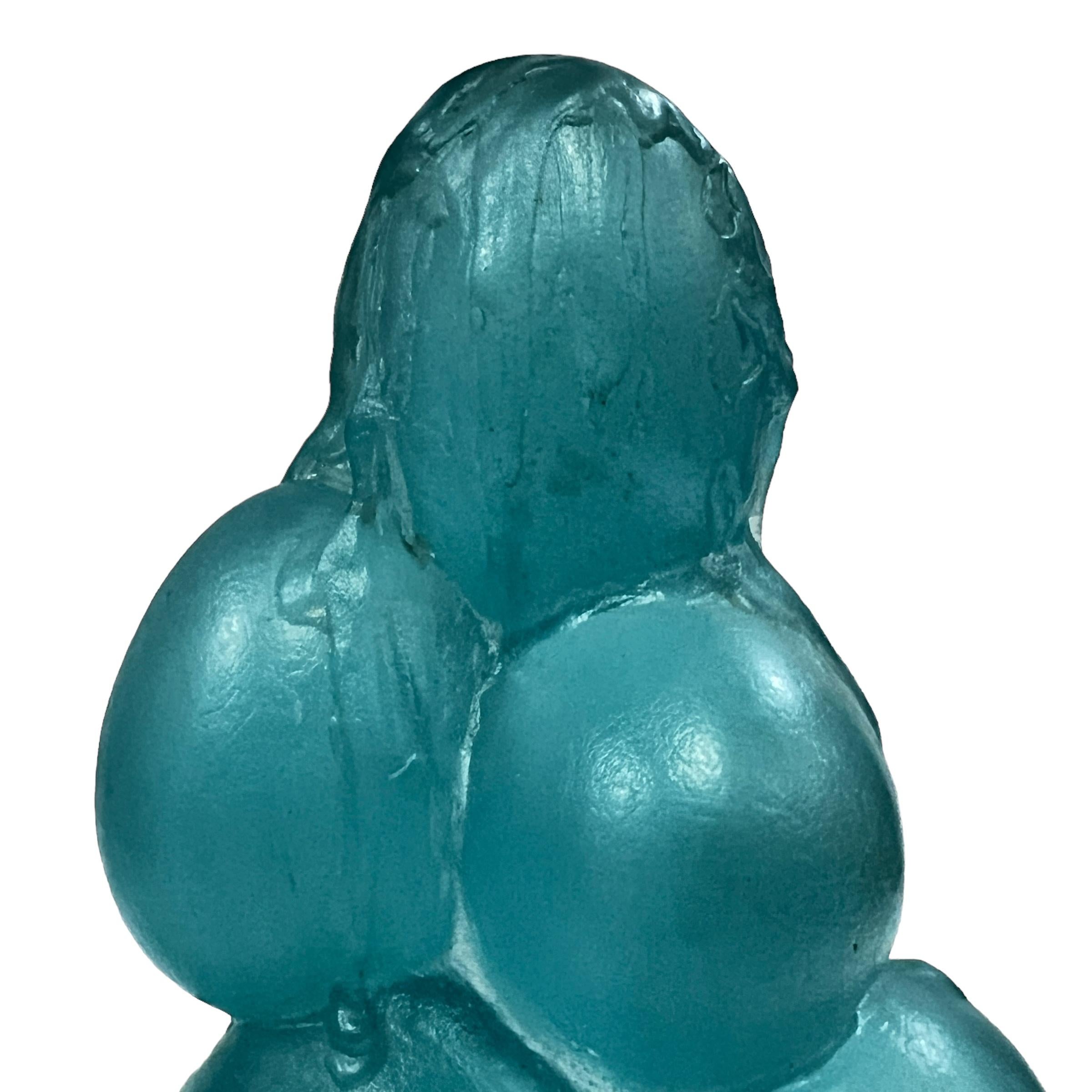 Art Glass French Pate De Verre Sculpture 