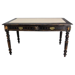 French Patinated Desk, Side Table or Writing Table, circa 1900 Antique French Patinated Desk, Side Table or Writing Table, circa 1900