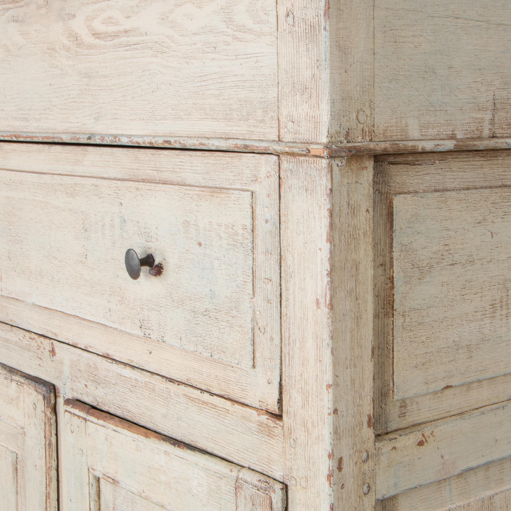 French Patinated Tall Secretary Cabinet 2