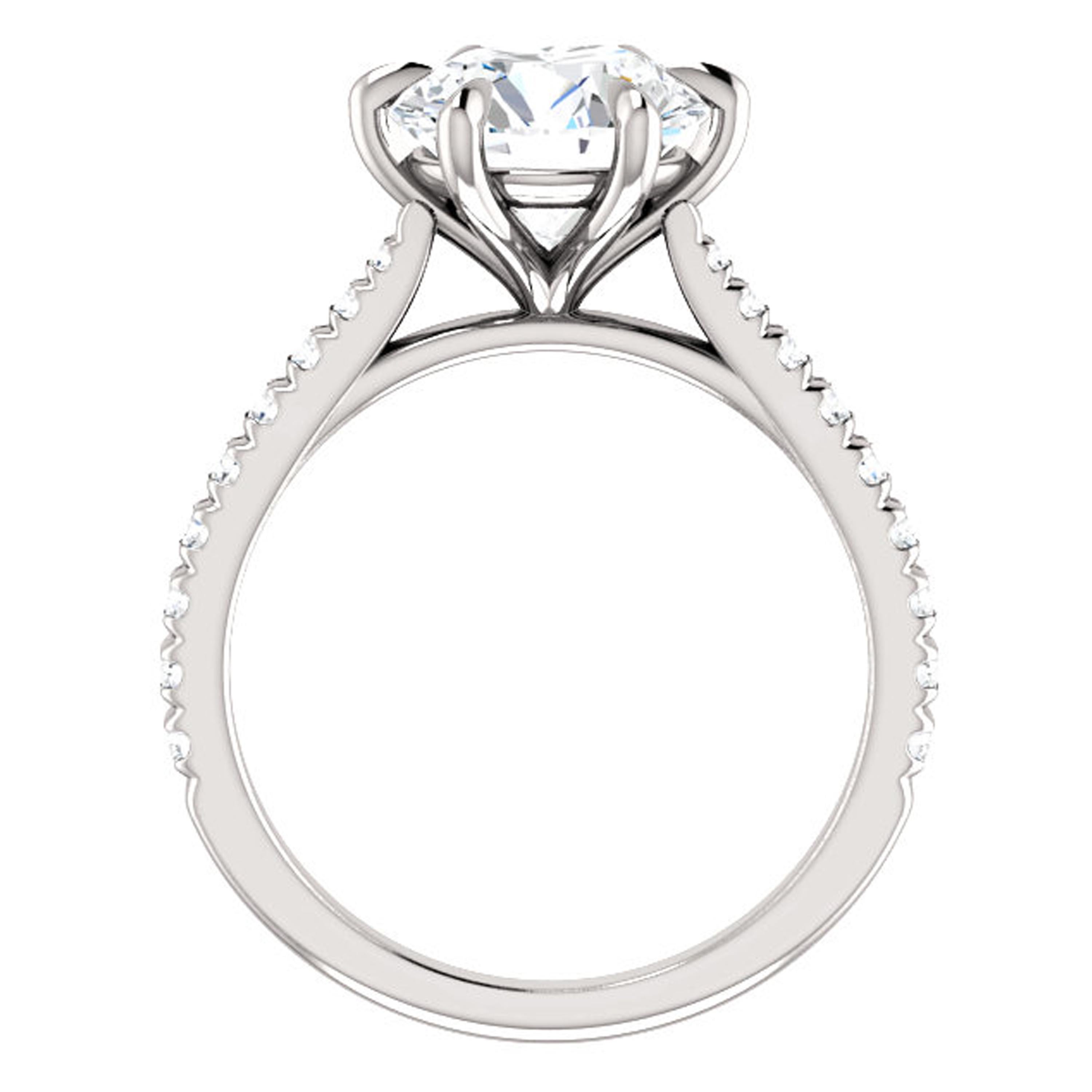 claw prong engagement ring