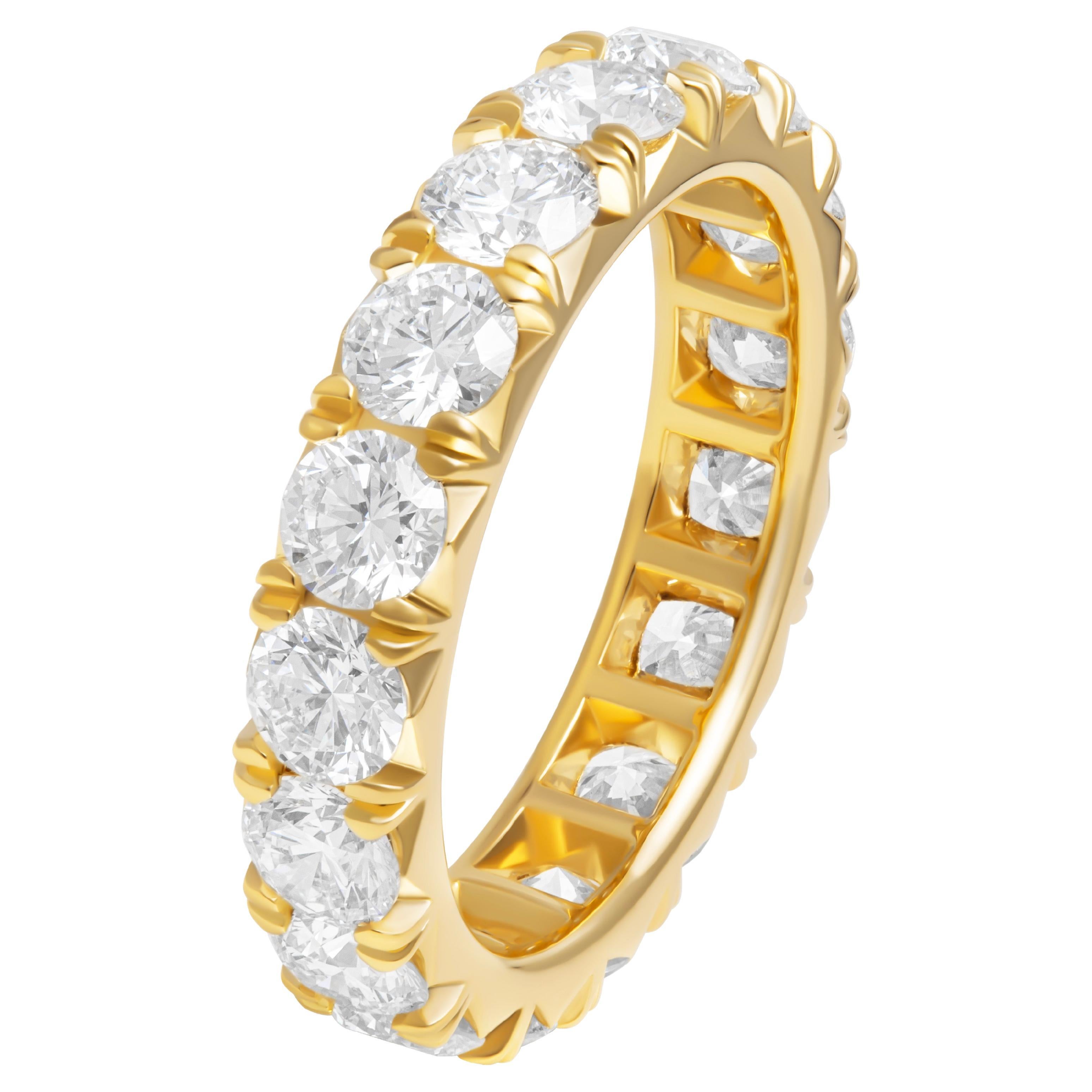 Französisch Pave Eternity Band