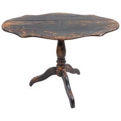French Pedestal Side Table