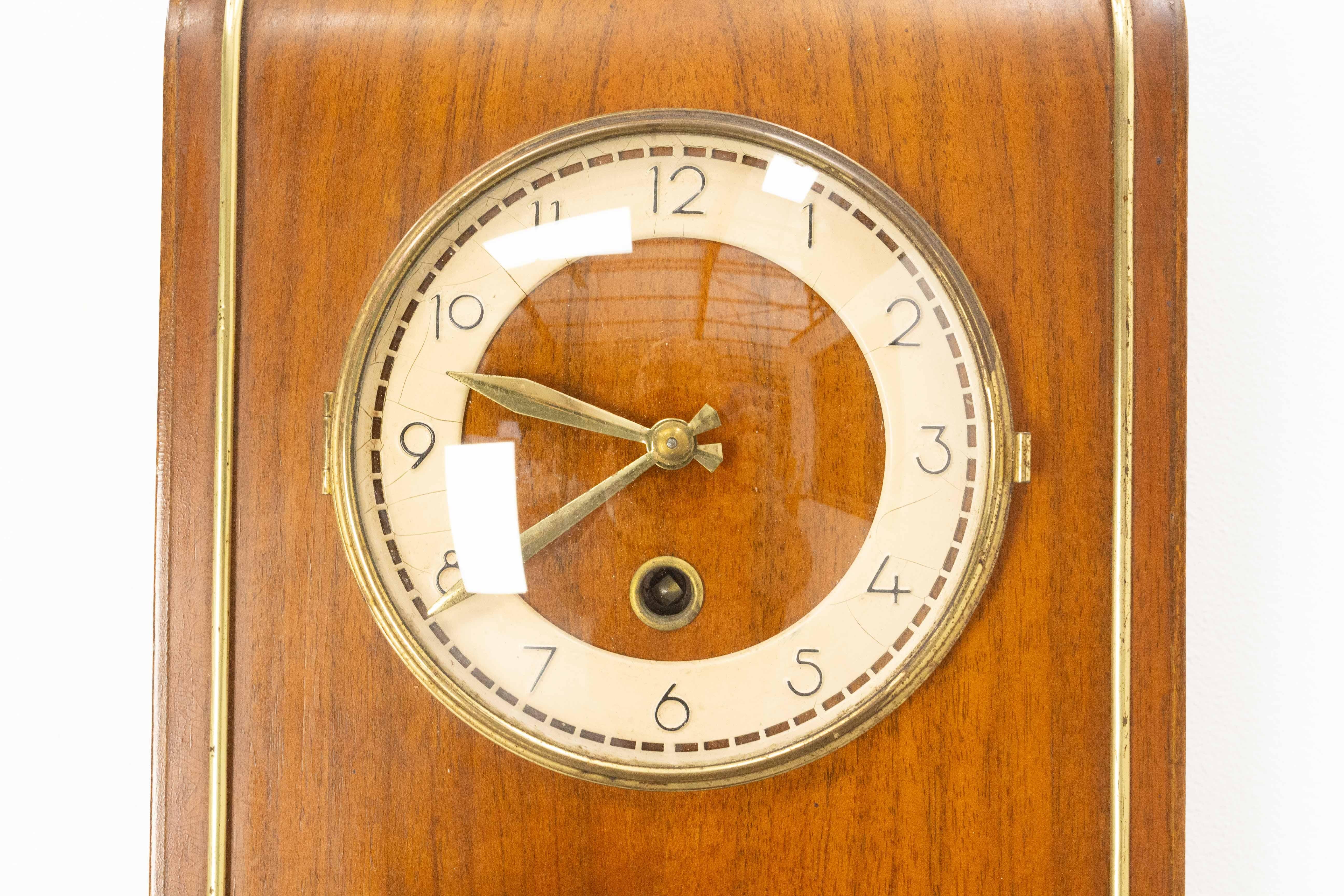 20th Century French Pendulum Clock & Aneroid Barometer, circa 1960 For Sale