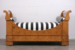 Early 19th Century French Empire Burled Daybed