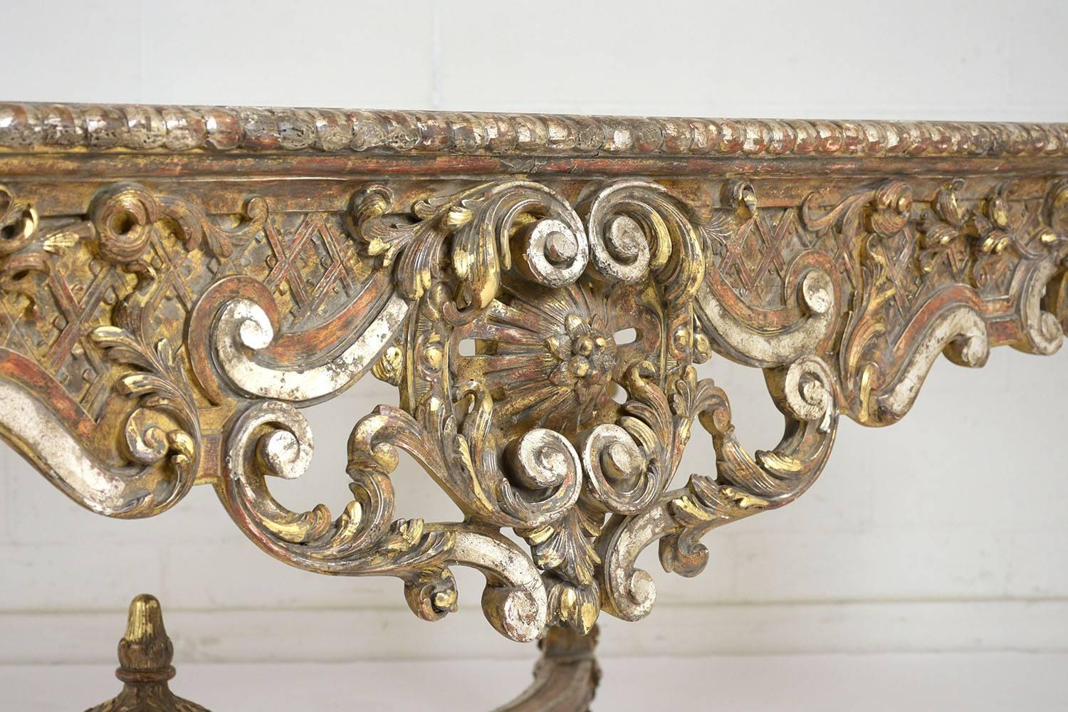 Early 19th Century French Louis XVI Gilt Center Table 5