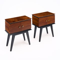 French Period Mid-Century Modern Side Tables