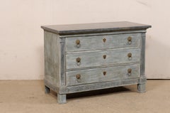 French Period Neoclassical Empire Commode w/Greek Key Accents