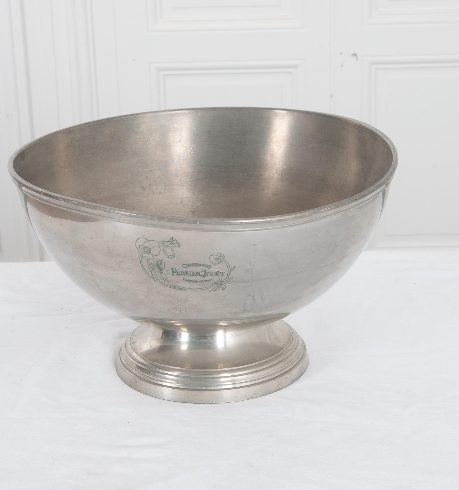 Polished French Perrier Jouet Champagne Cooler