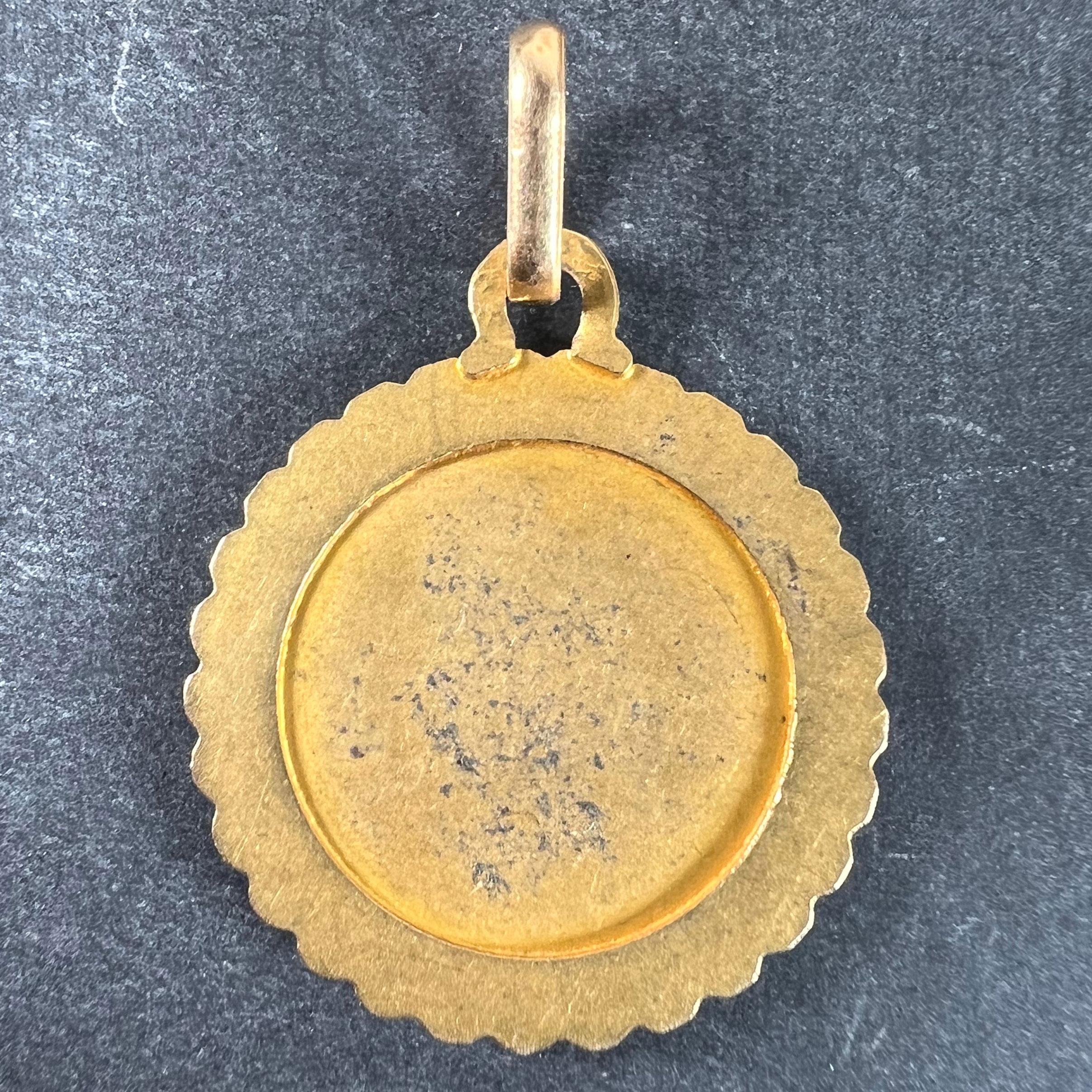 Pendentif à breloques en or jaune 18K French Perroud Large Scorpio Zodiac Starsign Bon état - En vente à London, GB