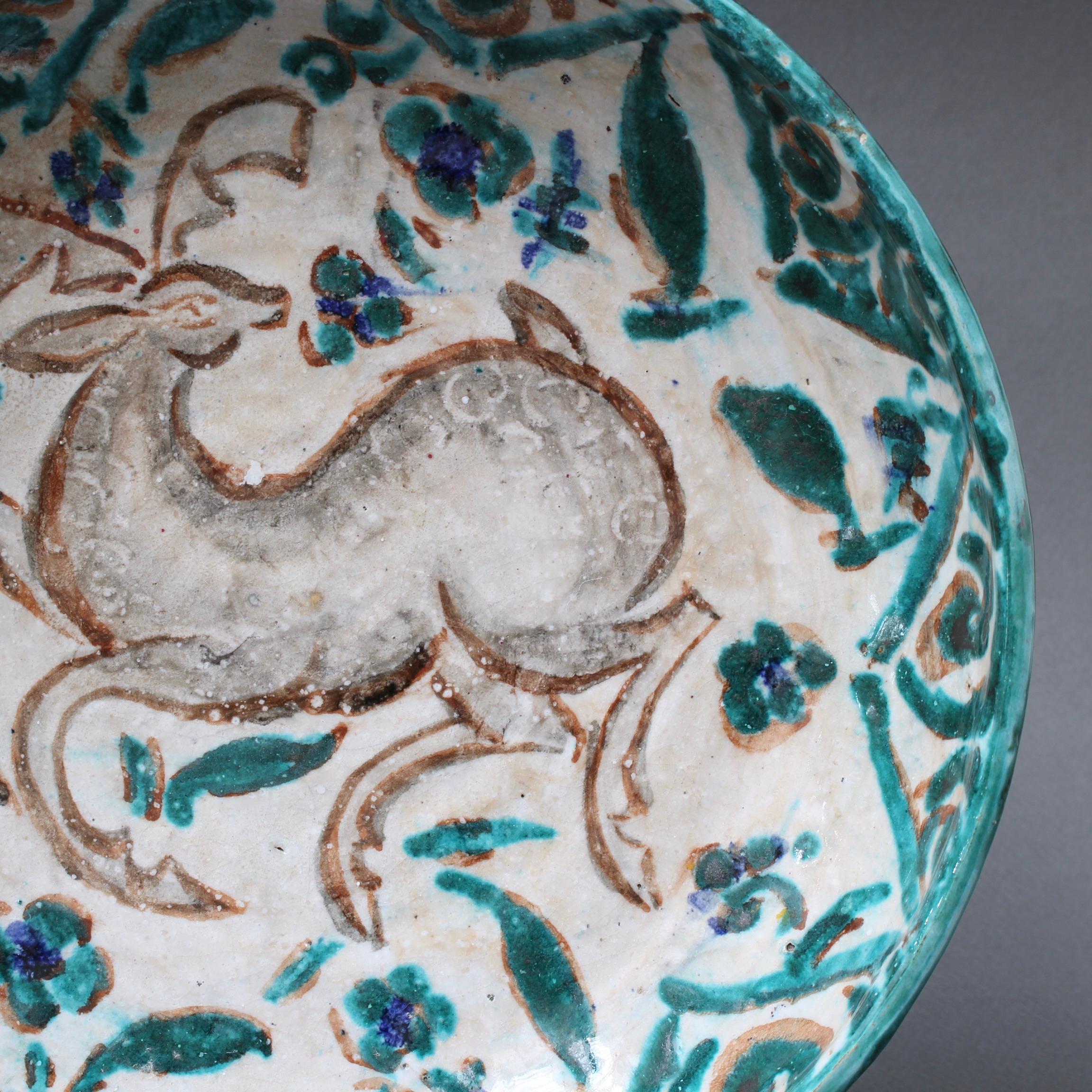 Persisch inspirierte Keramikschale von Édouard Cazaux, ca. 1930er Jahre im Angebot 6
