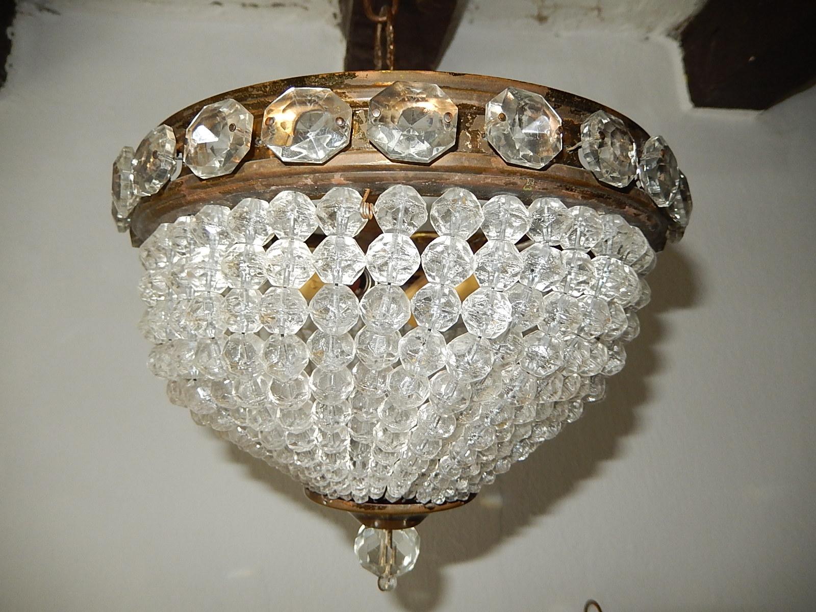 dome chandelier with crystals
