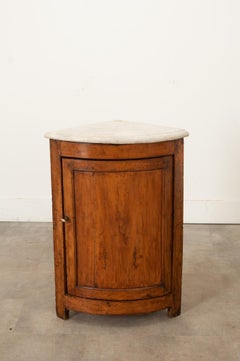 French Petite Demilune Corner Cabinet