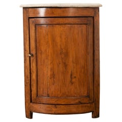 French Petite Demilune Corner Cabinet