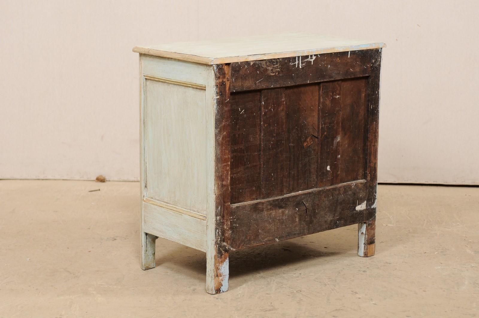 French Petite-Sized Commode in Pale Blue from the Turn of the 18th & 19th C. 6