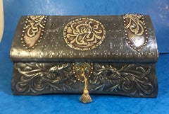 French Pewter Arts & Crafts Box