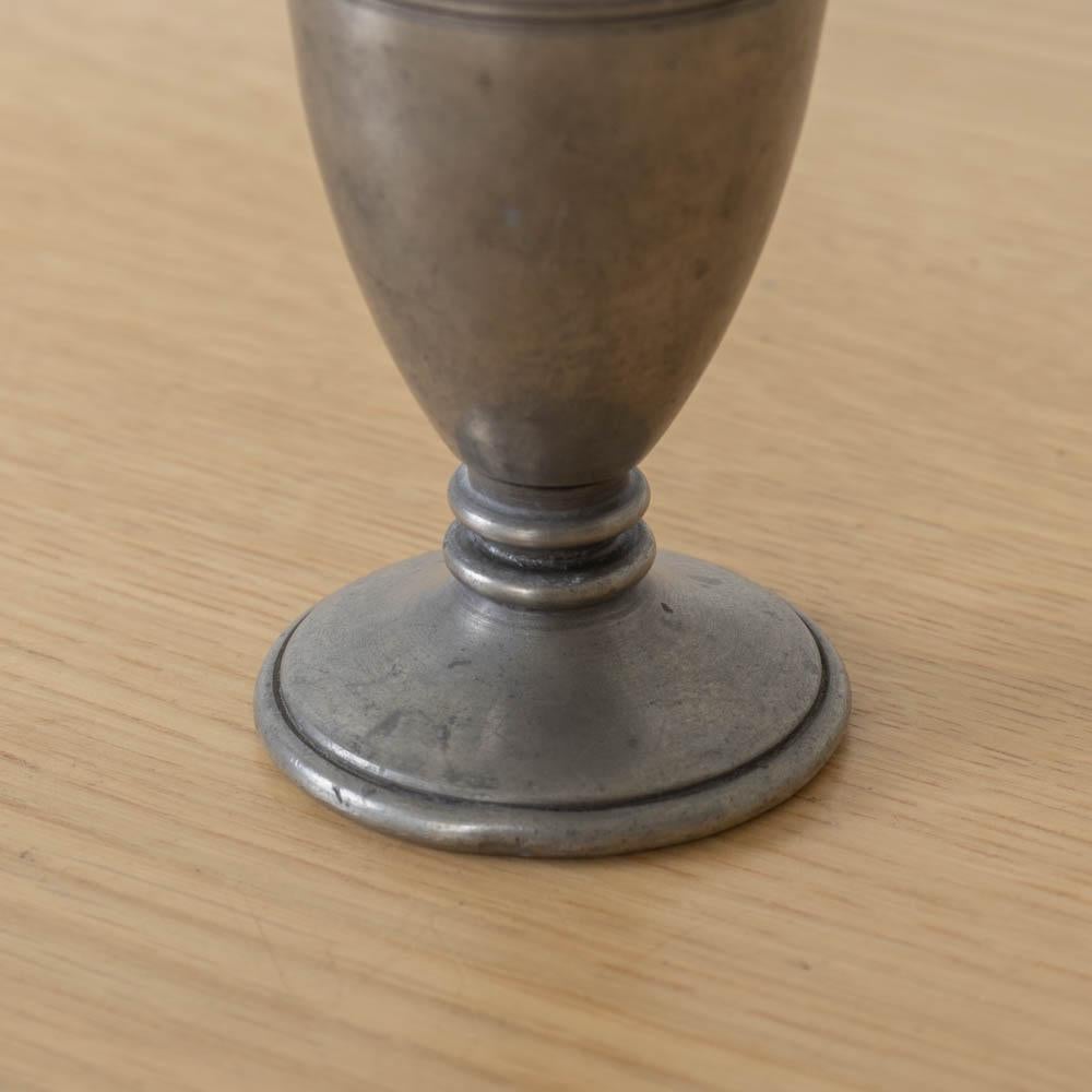 Peltro French Pewter Bud Vase in vendita