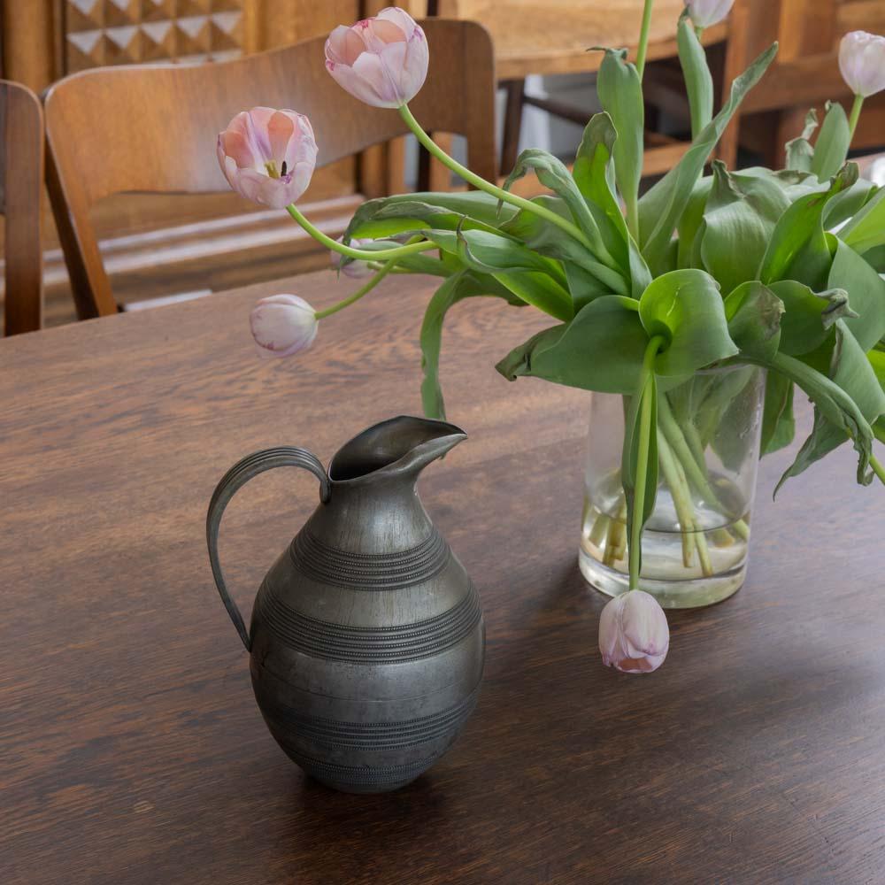 Französischer Zinnkrug im Zustand „Gut“ im Angebot in Los Angeles, CA