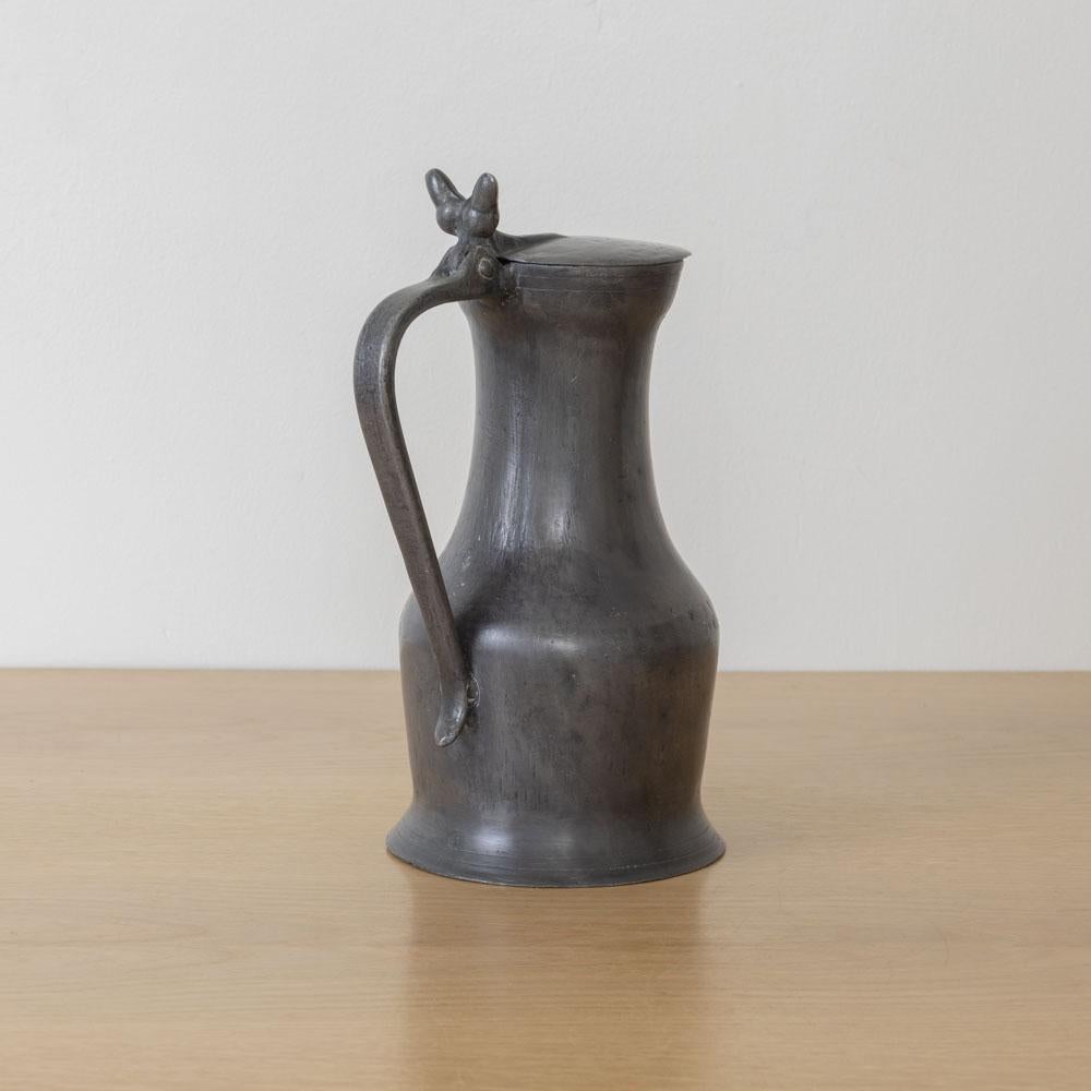 French Pewter Pitcher 2