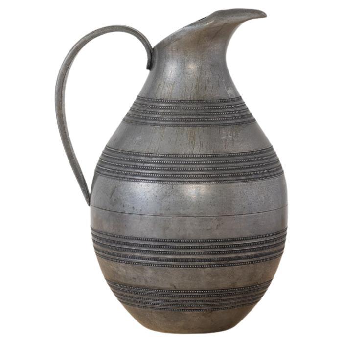 French Pewter Pitcher