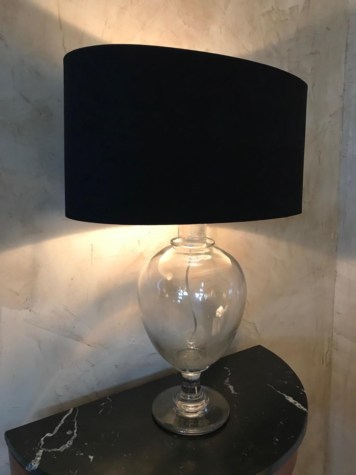 French Pharmacy Flacon Changed as a Table Lamp 1