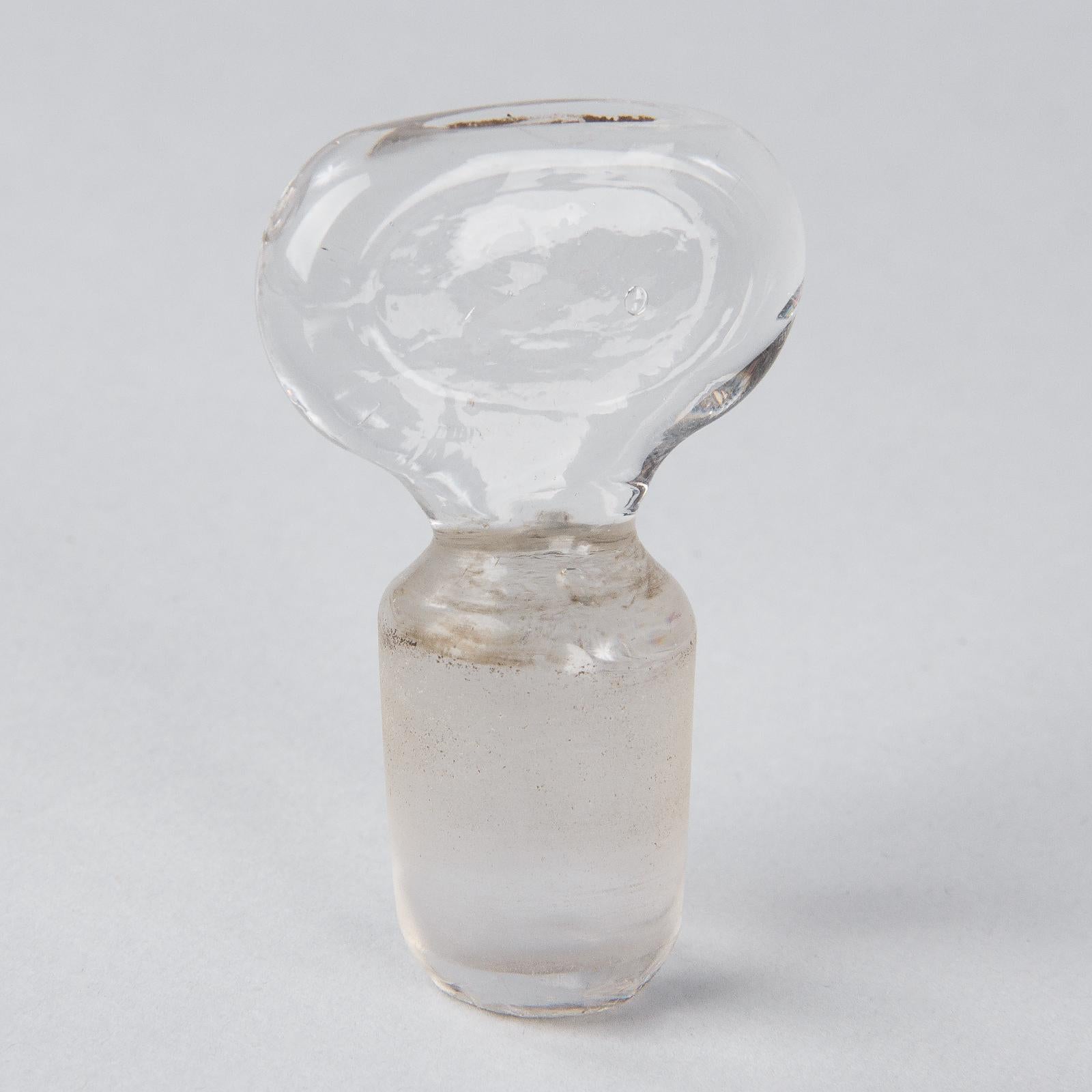 French Pharmacy Glass Jar, Early 1900s For Sale 9