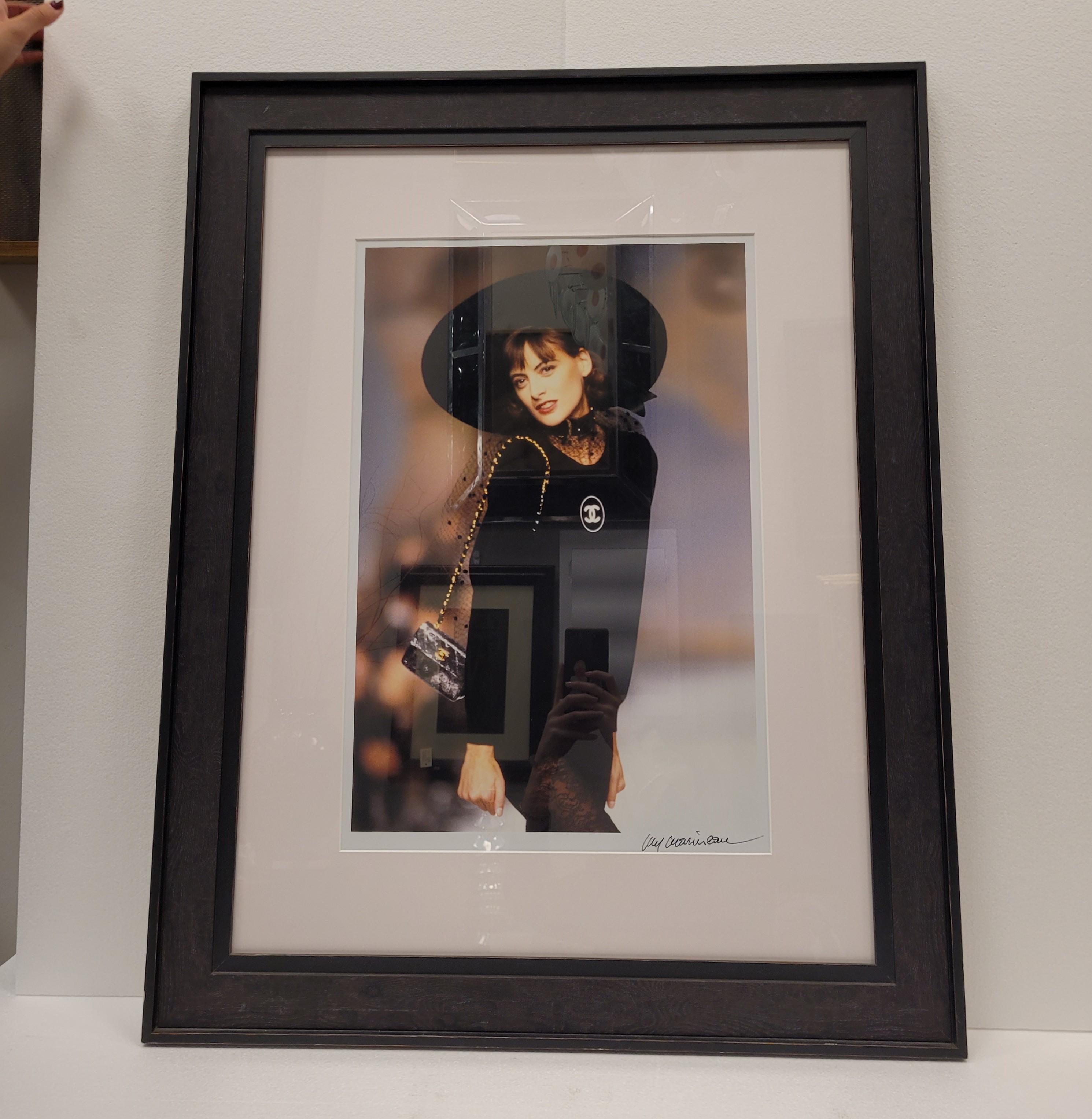 French Photography by Inés de la Fressange, Guy Marineau, «Inés, Chanel 1988» For Sale 6