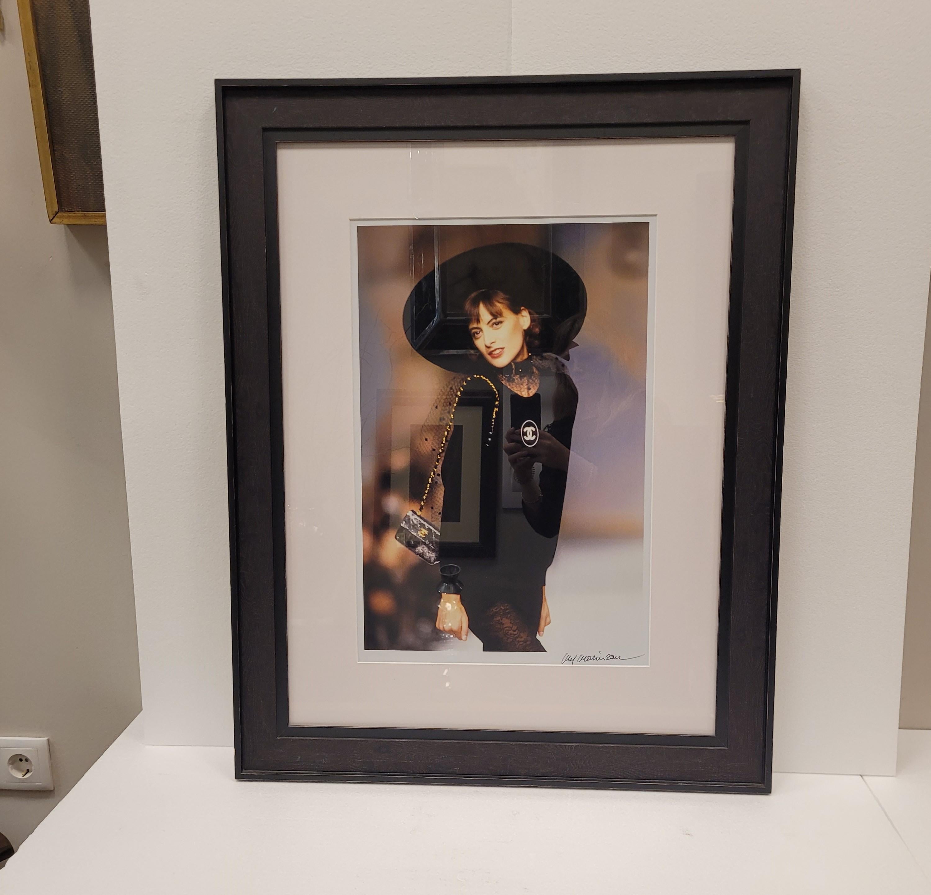 French Photography by Inés de la Fressange, Guy Marineau, «Inés, Chanel 1988» For Sale 7