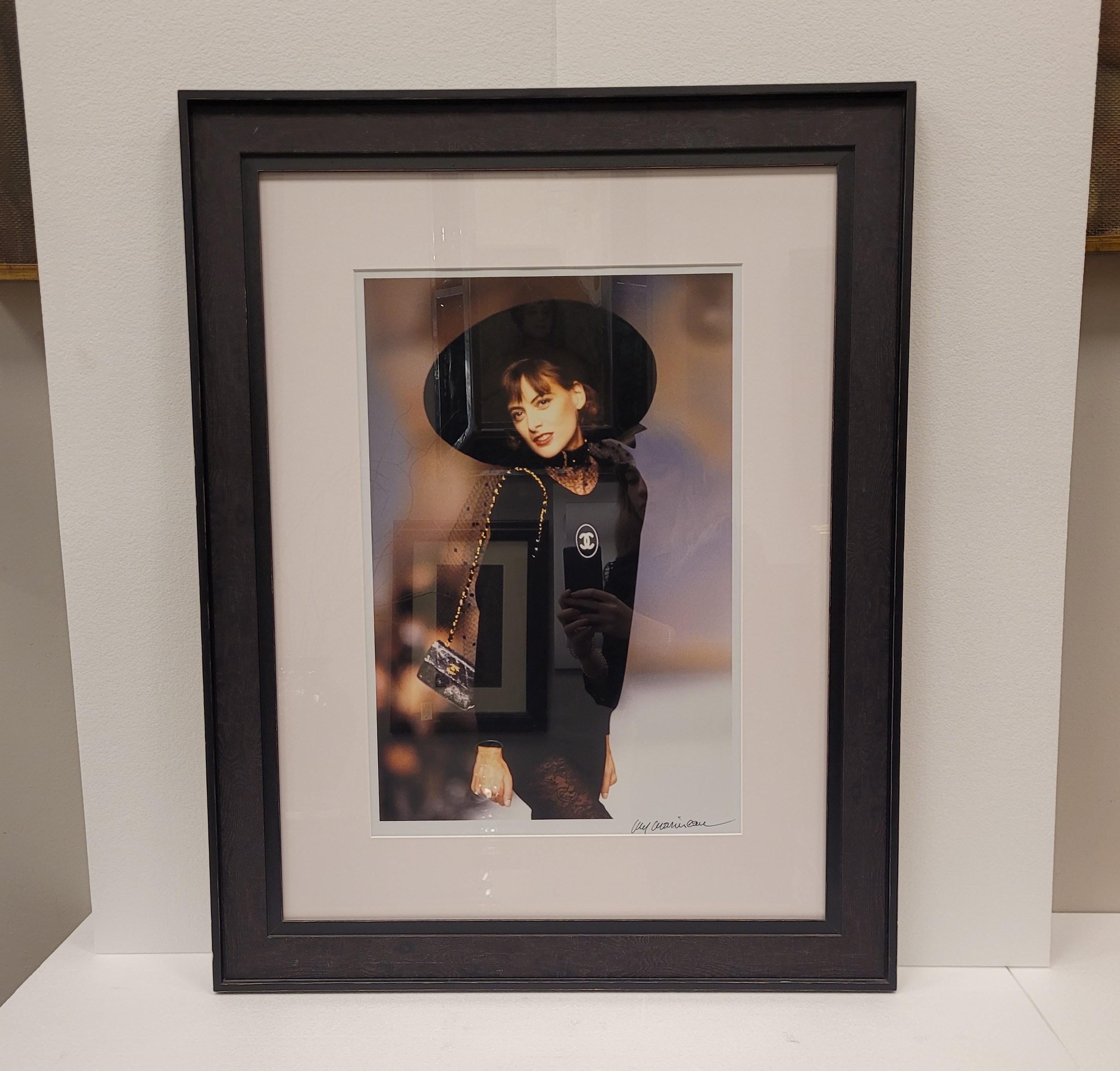 French Photography by Inés de la Fressange, Guy Marineau, «Inés, Chanel 1988» For Sale 8