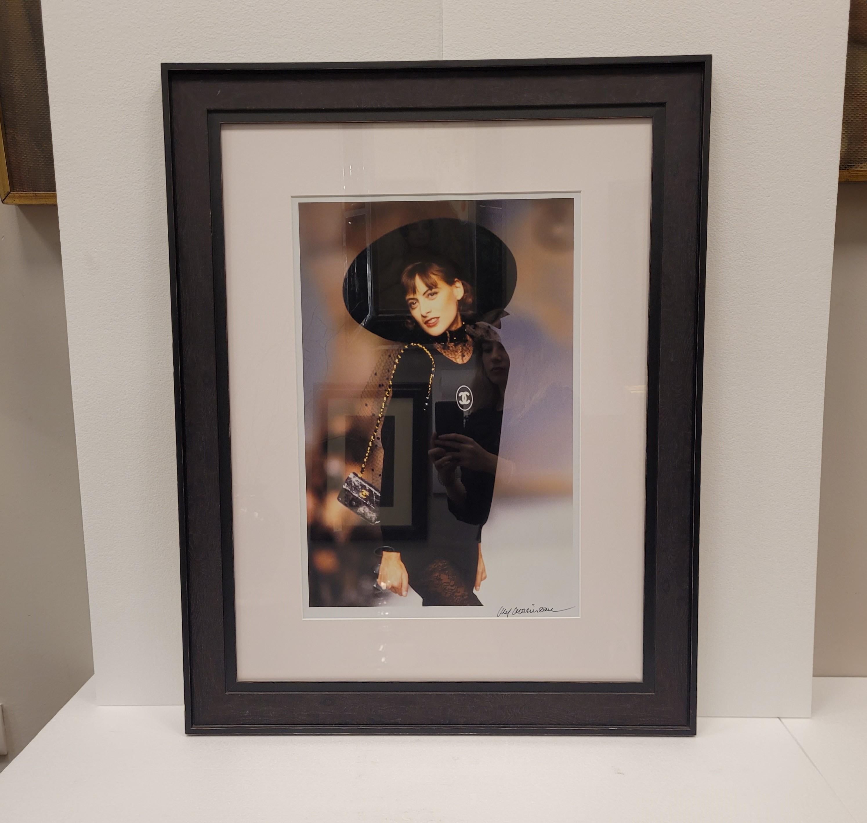 French Photography by Inés de la Fressange, Guy Marineau, «Inés, Chanel 1988» For Sale 9