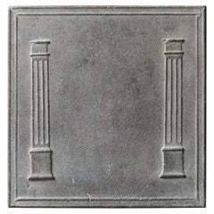 French 'Pillars of Freedom' Fireback, 19th Century