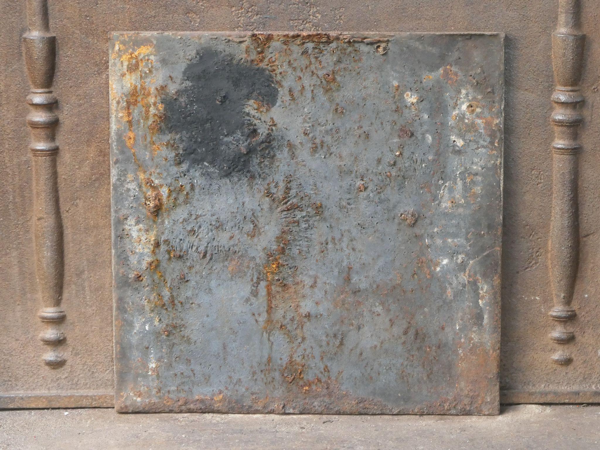 French 'Pillars of Freedom' Fireback / Backsplash, 18th - 19th C For Sale 3
