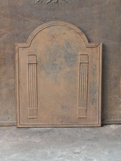 French 'Pillars of Freedom' Fireback / Backsplash, 18th - 19th C