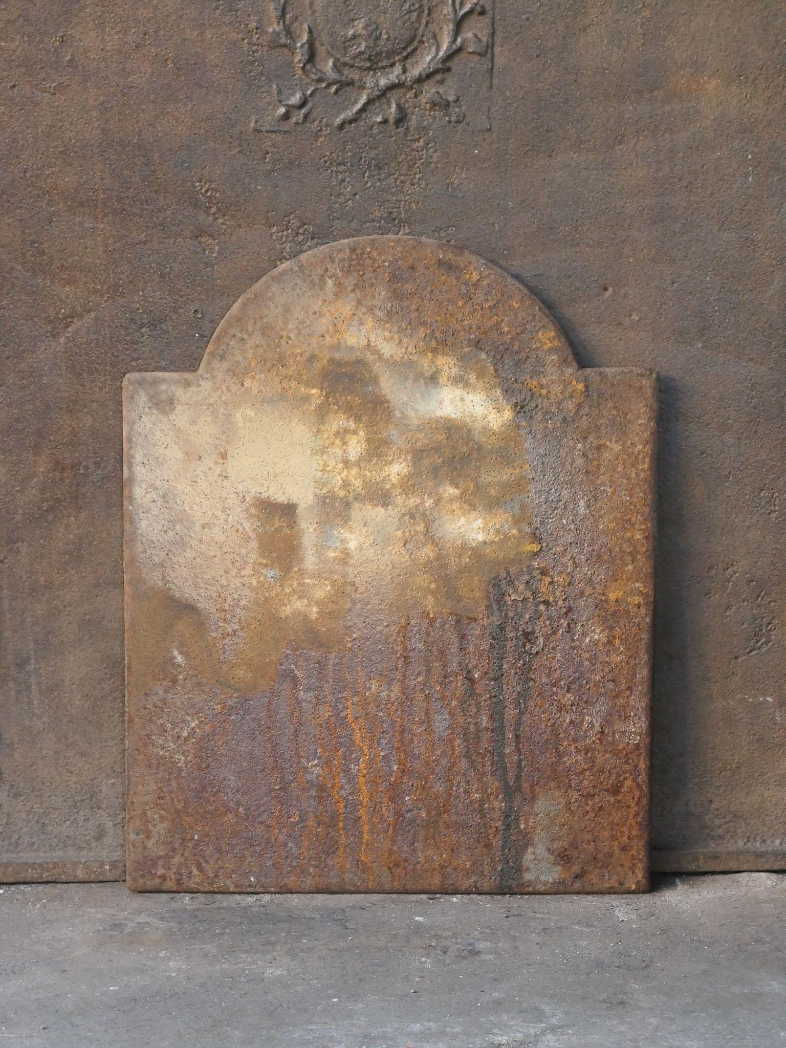French 'Pillars of Freedom' Fireback / Backsplash, 18th - 19th C., Neoclassical For Sale 6